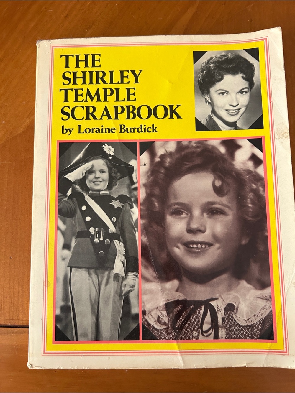 Yellow Shirley Temple Scrapbook Book